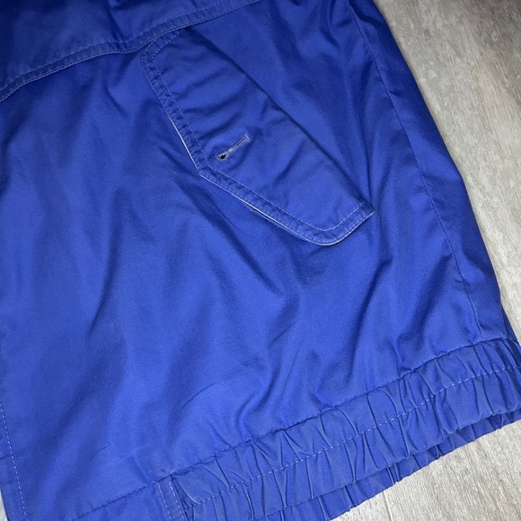 London Fog Blue and Green Jacket vintage print sz M - Picture 7 of 9